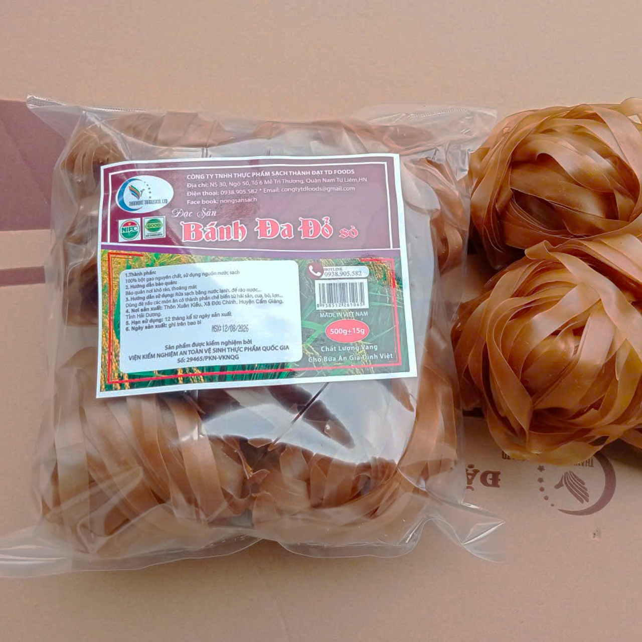 Hình ảnh Bánh đa đỏ – Nông sản Việt Nam